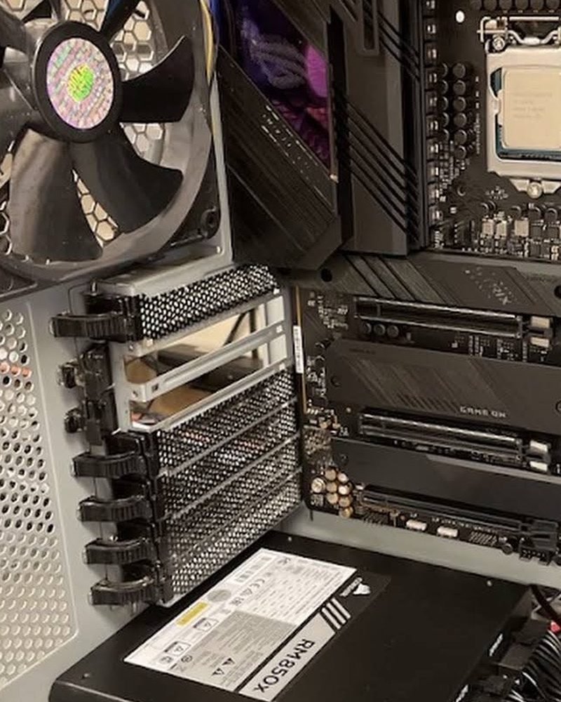 Clean, upgraded desktop internals after service