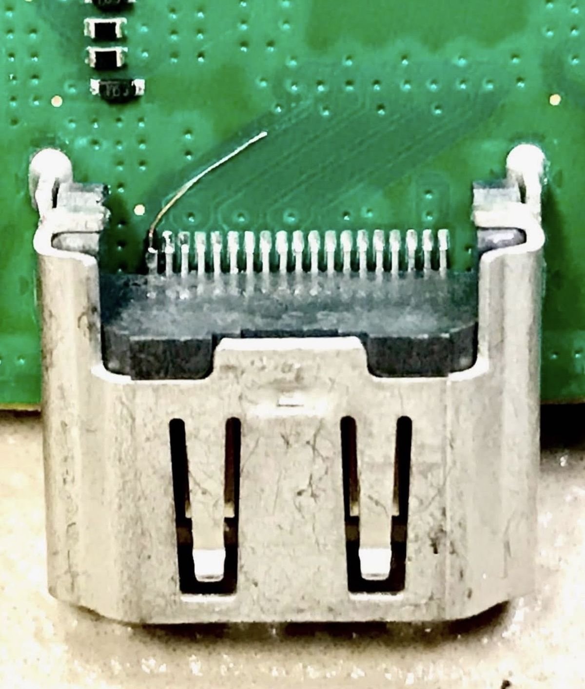 HDMI port close-up