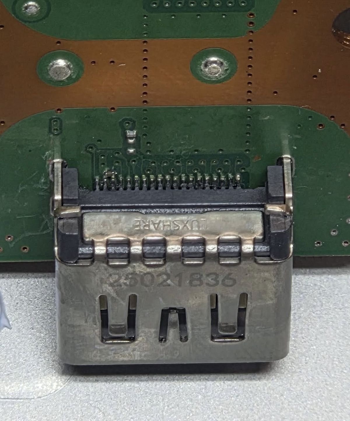 New HDMI port